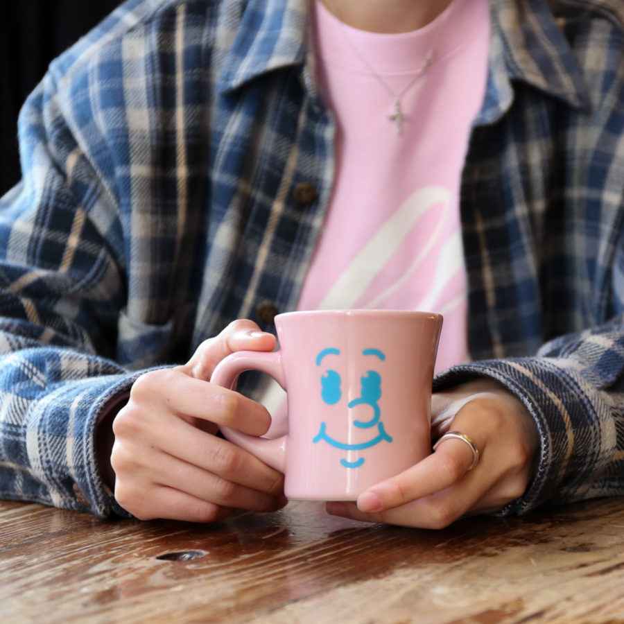 HASAMI × manucoffee 007 - “Smile Mug” (artwork by Hikaru Matsubara)