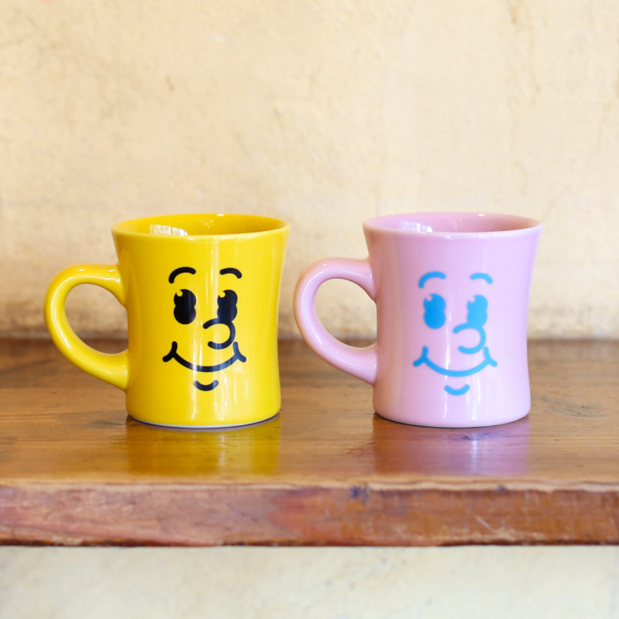 HASAMI × manucoffee 007 - “Smile Mug” (artwork by Hikaru Matsubara)