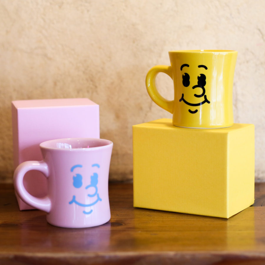 HASAMI × manucoffee 007 - “Smile Mug” (artwork by Hikaru Matsubara)