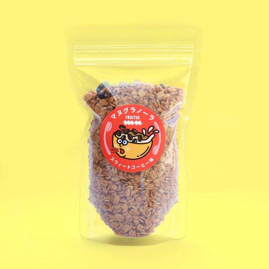 マヌグラノーラ スウィートコーヒー味 & パープルポテト味(made by FRUCTUS)