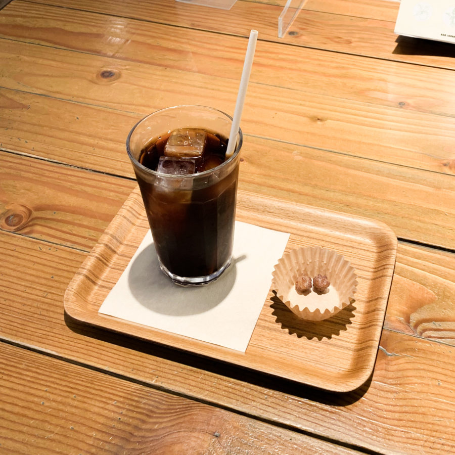 MUJI 天神大名にてマヌのコーヒーが飲めます