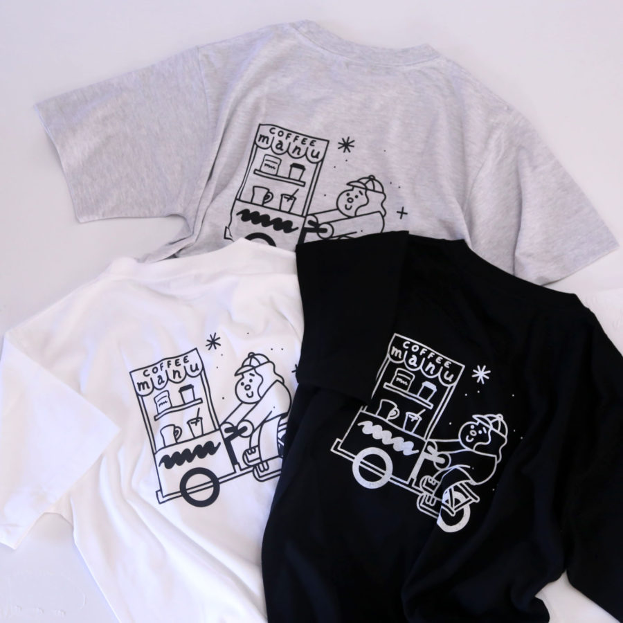LURK × manu coffee T-SHIRTS No.1
