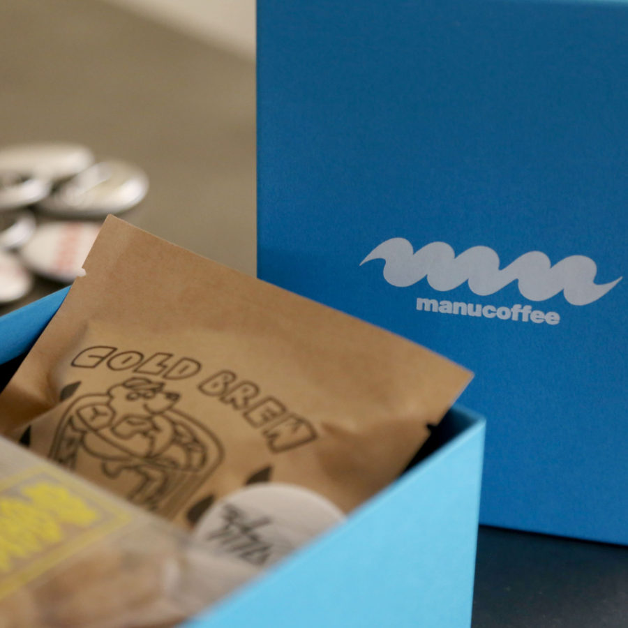 manu coffee ギフトボックス [ブルー]