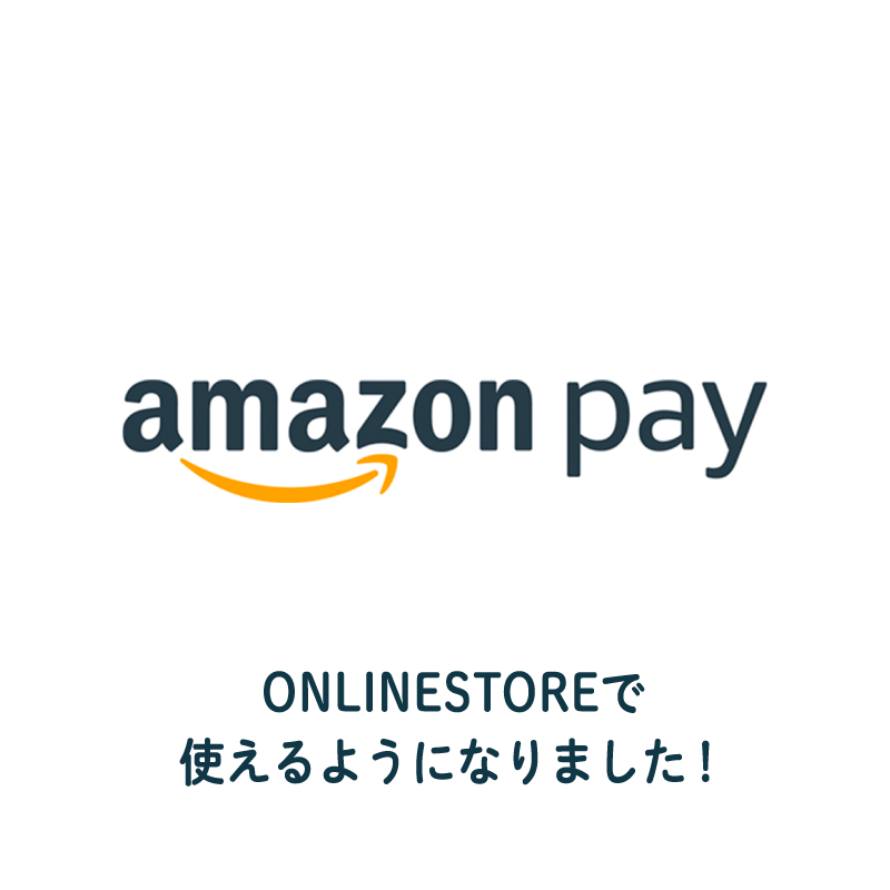 オンラインに「amazon pay」導入しました！