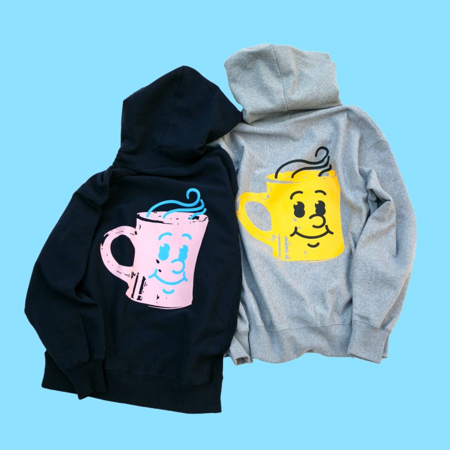 Smile Coffee Mug HOODIE [Design by Hikaru Matsubara]