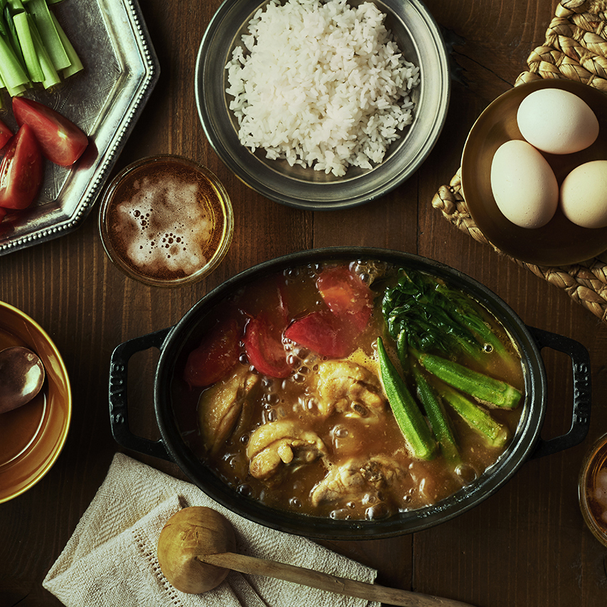 カレー鍋のつゆ - GARAM × キヨトク × manucoffee