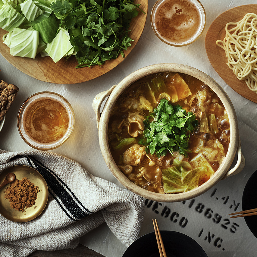 カレー鍋のつゆ - GARAM × キヨトク × manucoffee