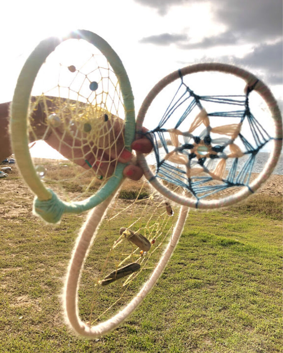 ドリームキャッチャーづくり by 刺繍アーティスト・ 二宮佐和子