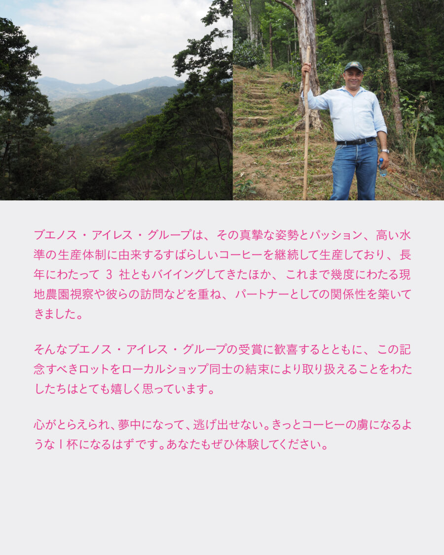 COEニカラグア優勝ロット、2回目（最終）焙煎分の販売について